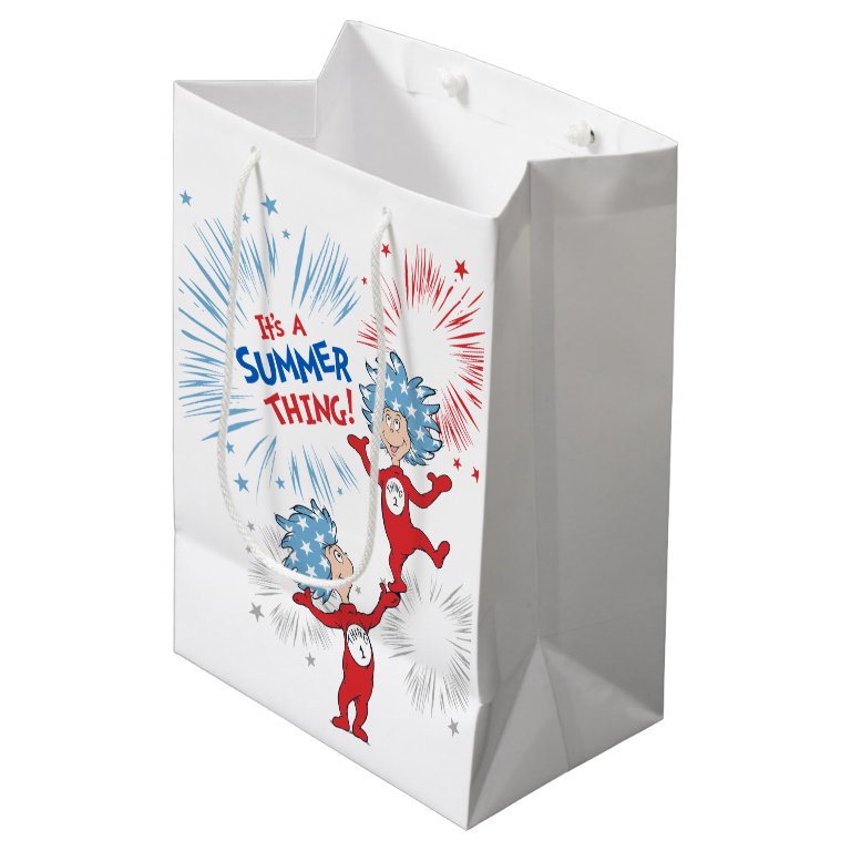 Thing 1 Thing 2 It's A Summer Thing Medium Gift Bag