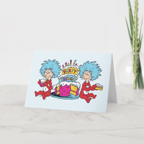 Thing 1 Thing 2 Party Things Card