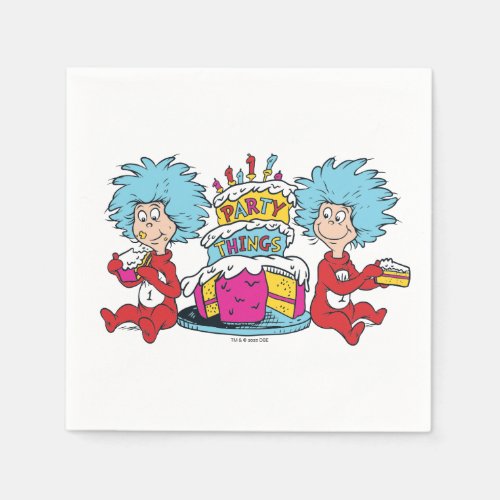 Thing 1 Thing 2 Party Things Napkins