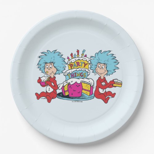 Thing 1 Thing 2 Party Things Paper Plates