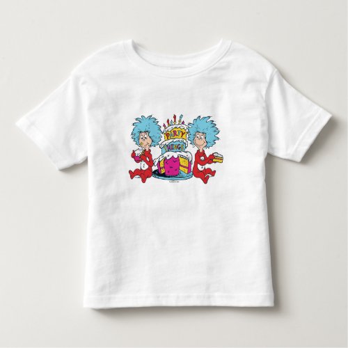 Thing 1 Thing 2 Party Things Toddler T_shirt