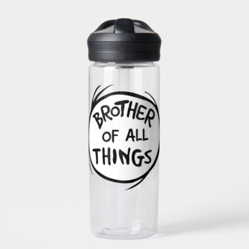 Thing One Thing Two _ Brother of all Things Water Bottle