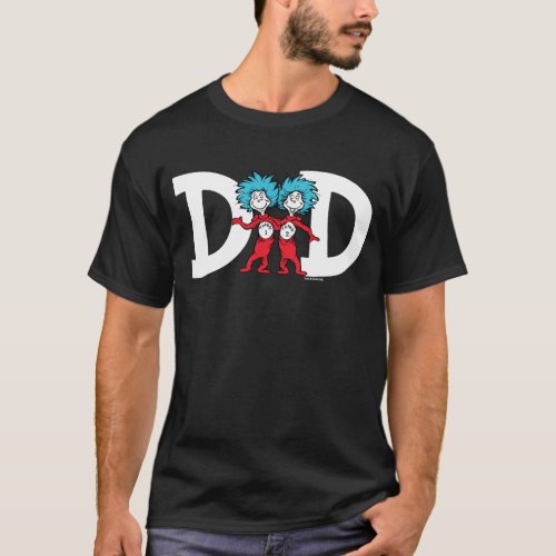 Thing One Thing Two  Dad of Twins T_Shirt