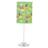 Thing One Thing Two Flying Kite Things Pattern Table Lamp (Back)