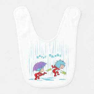 Thing One Thing Two Happy Things Baby Bib