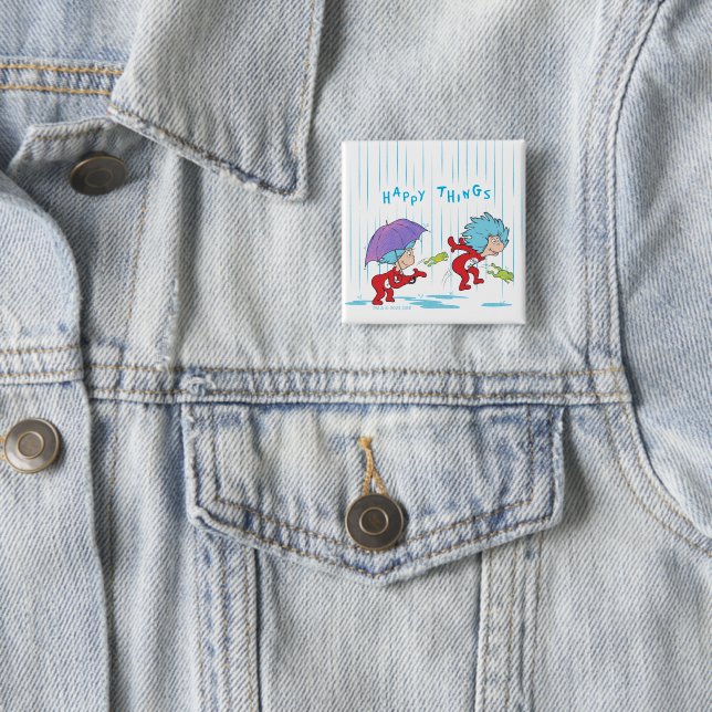 Thing One Thing Two Happy Things Button (In Situ)
