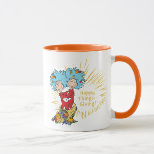 Thing One Thing Two Happy Things-Giving! Mug