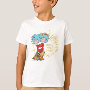 Thing One Thing Two Happy Things-Giving! T-Shirt