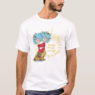 Thing One Thing Two Happy Things-Giving! T-Shirt
