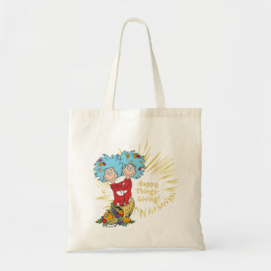 Thing One Thing Two Happy Things-Giving! Tote Bag