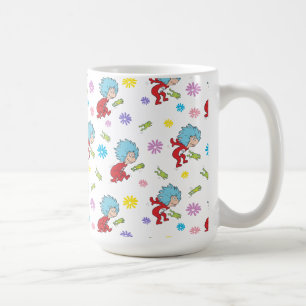 Thing One Thing Two Hoppy Frog Things Pattern Coffee Mug