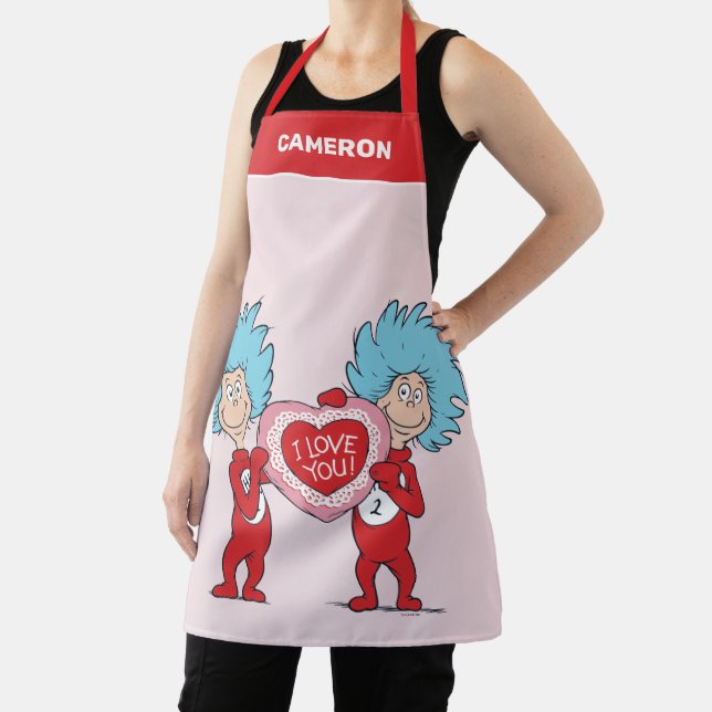 Thing One Thing Two I Love You Apron (Insitu)
