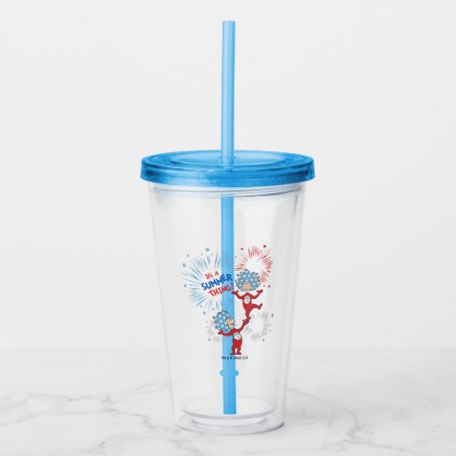 Thing One Thing Two Its A Summer Thing Acrylic Tumbler