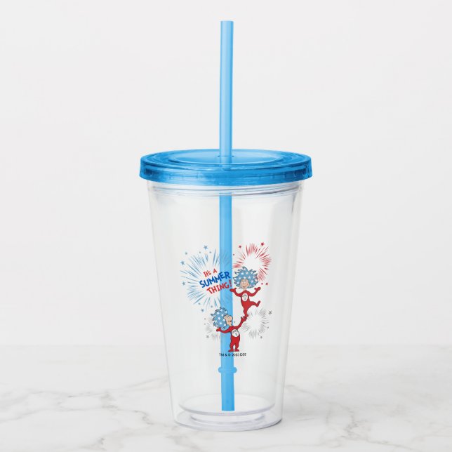 Thing One Thing Two It's A Summer Thing Acrylic Tumbler (Front)