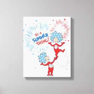 Thing One Thing Two It's A Summer Thing Canvas Print