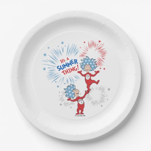 Thing One Thing Two Its A Summer Thing Paper Plates