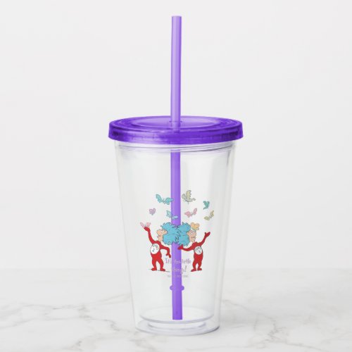 Thing One Thing Two Its The Little Things Acrylic Tumbler