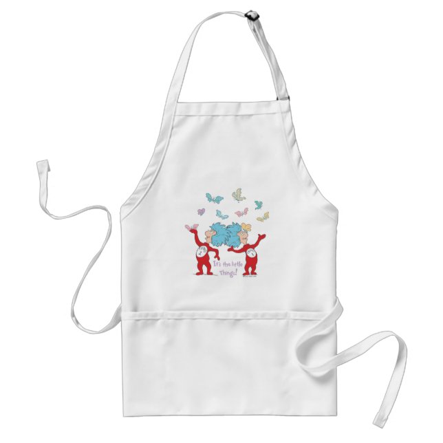 Thing One Thing Two It's The Little Things! Adult Apron (Front)