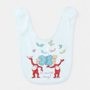 Thing One Thing Two It's The Little Things! Baby Bib