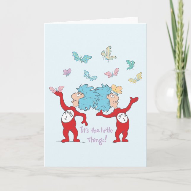 Thing One Thing Two It's The Little Things! Card (Front)