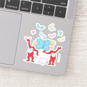 Thing One Thing Two It's The Little Things! Sticker