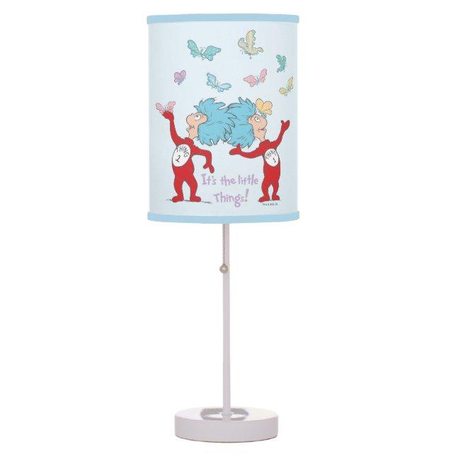 Thing One Thing Two It's The Little Things! Table Lamp (Front)
