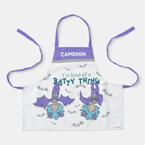 Thing One Thing Two Kind of a Batty Thing Apron