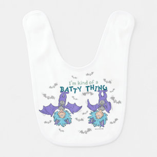 Thing One Thing Two Kind of a Batty Thing Baby Bib