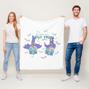 Thing One Thing Two Kind of a Batty Thing Fleece Blanket