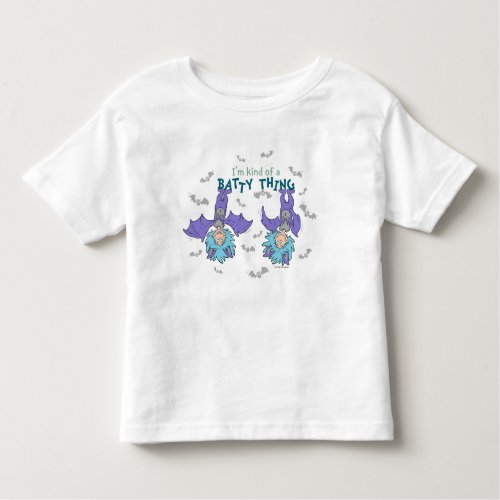 Thing One Thing Two Kind of a Batty Thing Toddler T_shirt