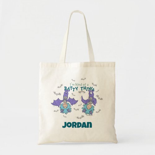 Thing One Thing Two Kind of a Batty Thing Tote Bag