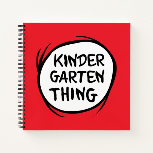 Thing One Thing Two _ Kindergarten Thing Notebook