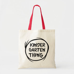 Thing One Thing Two - Kindergarten Thing Tote Bag