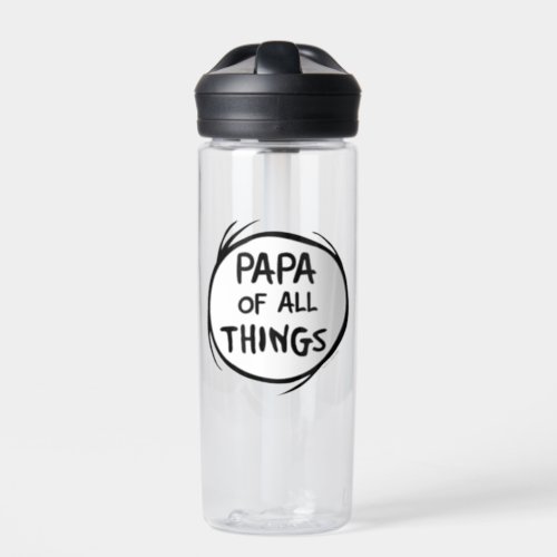 Thing One Thing Two _ Papa of all Things Water Bottle