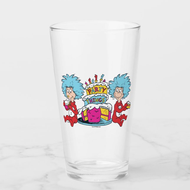 Thing One Thing Two Party Things Glass (Front)