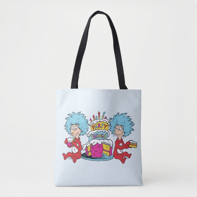 Thing One Thing Two Party Things Tote Bag (Front)