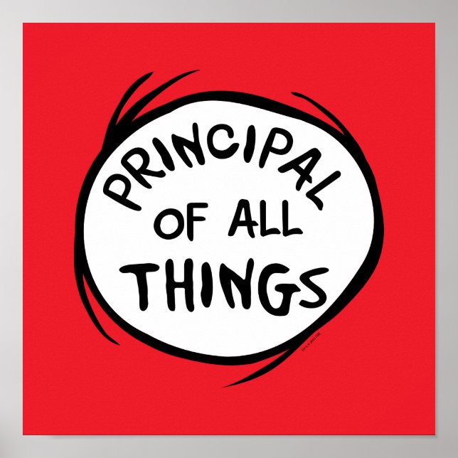 Thing One Thing Two - Principal of all Things Poster (Front)