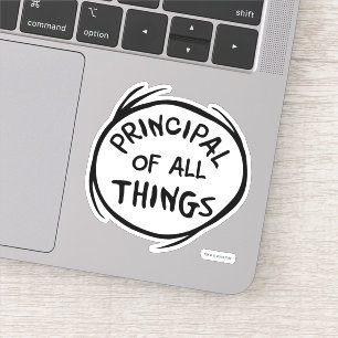Thing One Thing Two - Principal of all Things Sticker