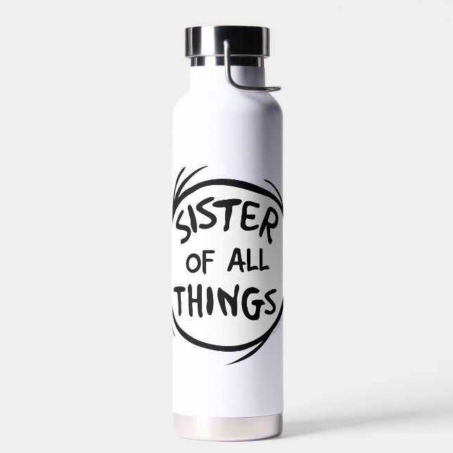 Thing One Thing Two - Sister of all Things Water Bottle (Left)
