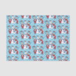 Thing One Thing Two Snowman Pattern Tissue Paper