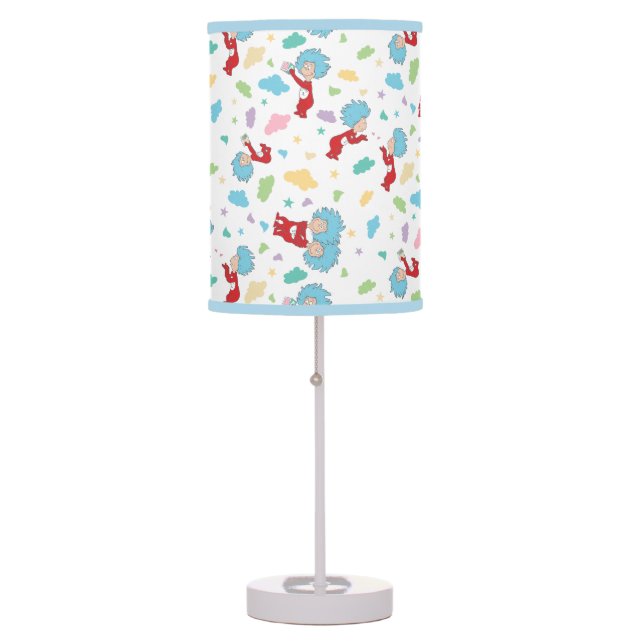 Thing One Thing Two Sweet Things Pattern Table Lamp (Front)
