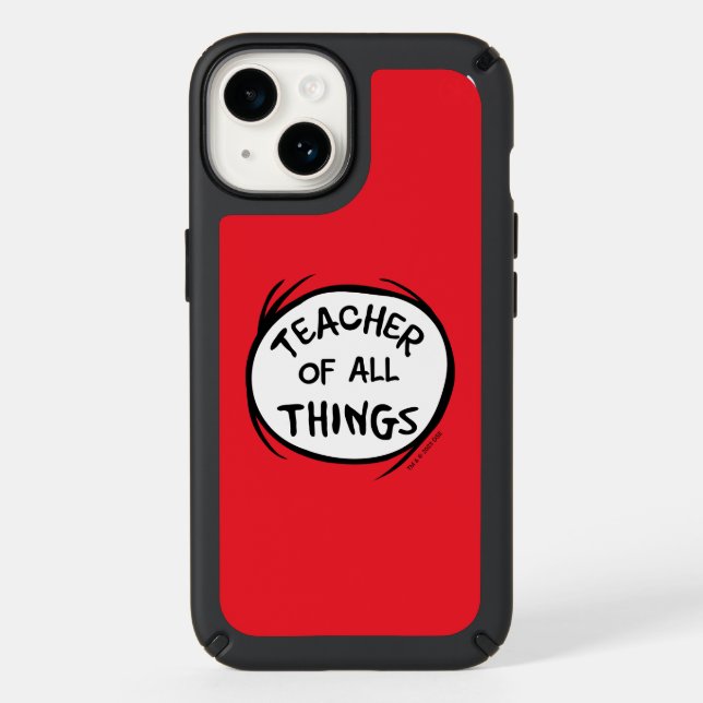 Thing One Thing Two - Teacher of all Things Speck iPhone Case (Front)