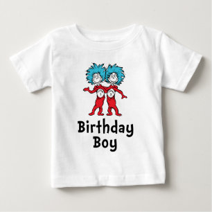 Thing One Thing Two Twins Birthday Birthday Boy Baby T-Shirt