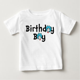 Thing One Thing Two Twins Birthday Birthday Boy Baby T-Shirt