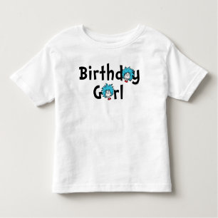 Thing One Thing Two Twins Birthday Birthday Girl Toddler T-shirt