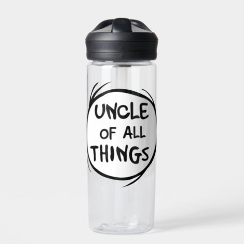 Thing One Thing Two _ Uncle of all Things Water Bottle