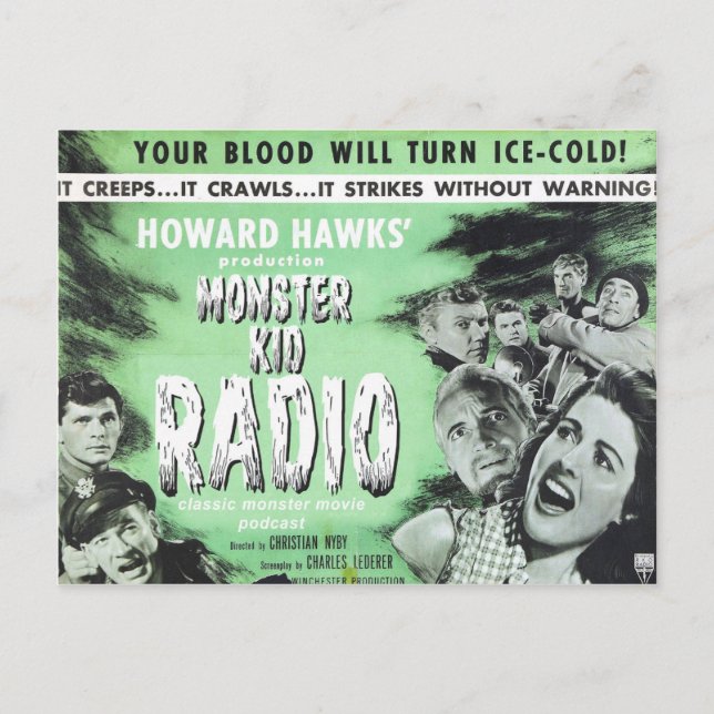 Thing Postcard from Monster Kid Radio (Front)