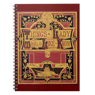 Things A Lady Would Like To Know Notebook