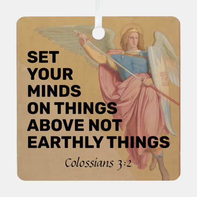 Things Above Metal Ornament (Front)