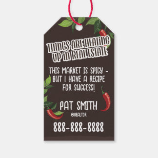 Things are heating up in real estate, Hot Sauce Gift Tags